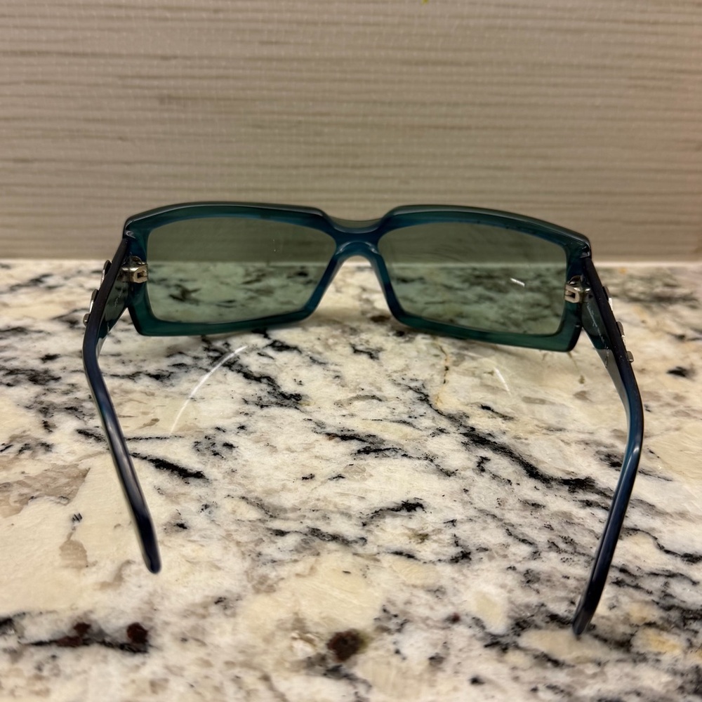 Salvatore Ferragamo Teal Sunglasses - Picture 5 of 5